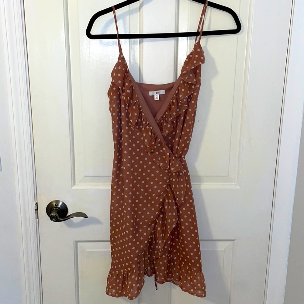 BP wrap mini dress